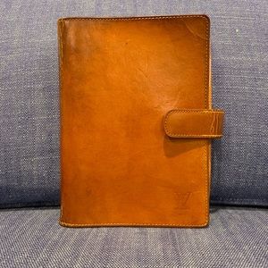 Louis Vuitton MM Agenda Vachetta Brown Leather
